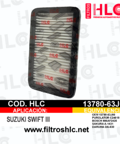 Filtro de aire 13780-63J00