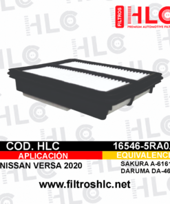 Filtro de aire 16546-5RA0A