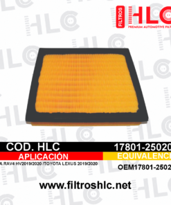 Filtro de aire 17801-25020