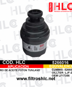 Filtro de aceite  5266016