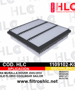 Filtro de aire  1109102-K00