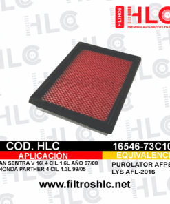 Filtro de aire 16546-73C10