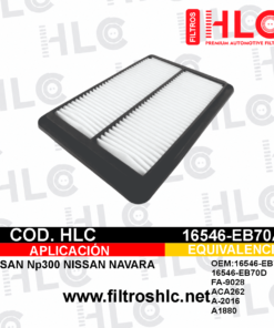 Filtro de aire 16546-EB70A