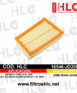 Filtro de aire 16546-JD20B
