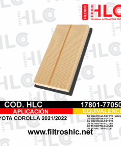 Filtro de aire 17801-77050