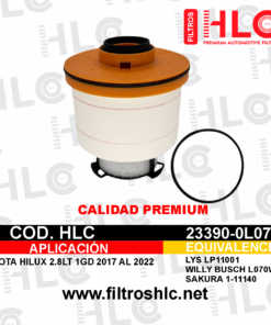 Filtro de combustible 23390-0L070 PREMIUN