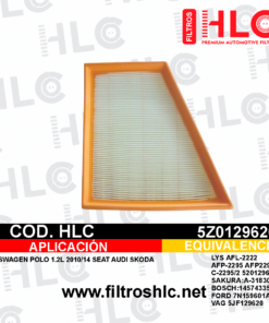 Filtro de aire 5Z0129620