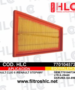 Filtro de aire 7701045724