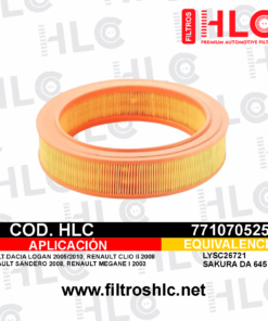 Filtro de aire 771070525