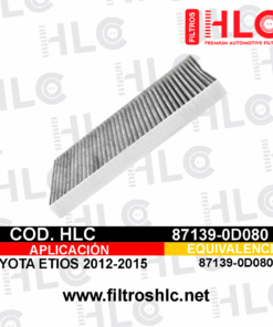 Filtro de cabina 87139-0D080 C/C