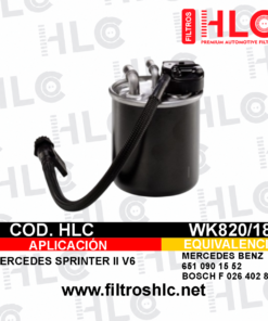Filtro de combustible WK820/18