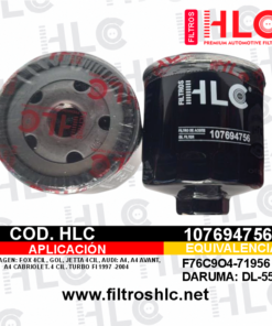 Filtro de elemento aceite 107694756