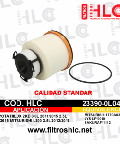 Filtro de combustible 23390-0L041 STANDAR