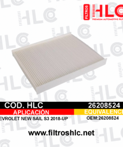 Filtro de cabina 26208524
