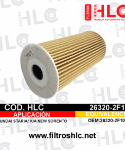 Filtro de elemento aceite 26320-2F100