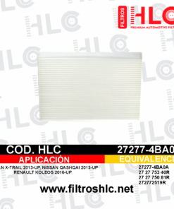 Filtro de cabina 27277-4BA0A