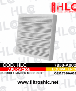 Filtro de cabina 7850A002