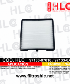 Filtro de cabina 97133-07010 / 97133-0X900