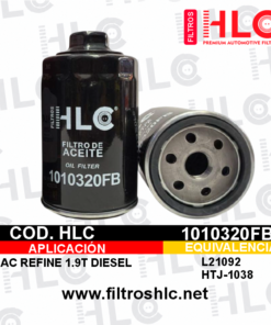 Filtro de elemento aceite 1010320FB