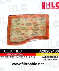 Filtro de aire A2820940004